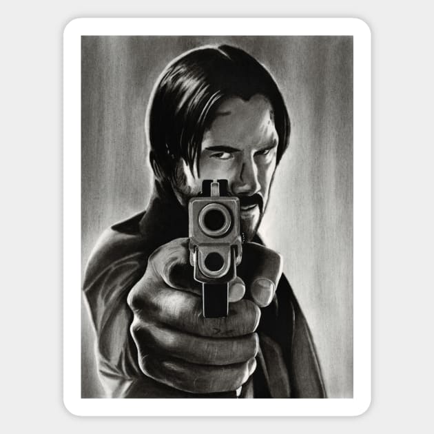 John Wick Magnet by cfischer83